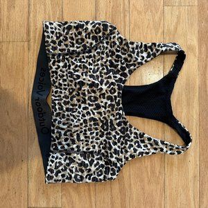 Outdoor Voices Cheetah Sports Bra
